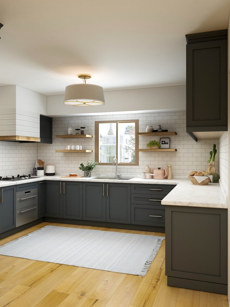 Charcoal shaker kitchen